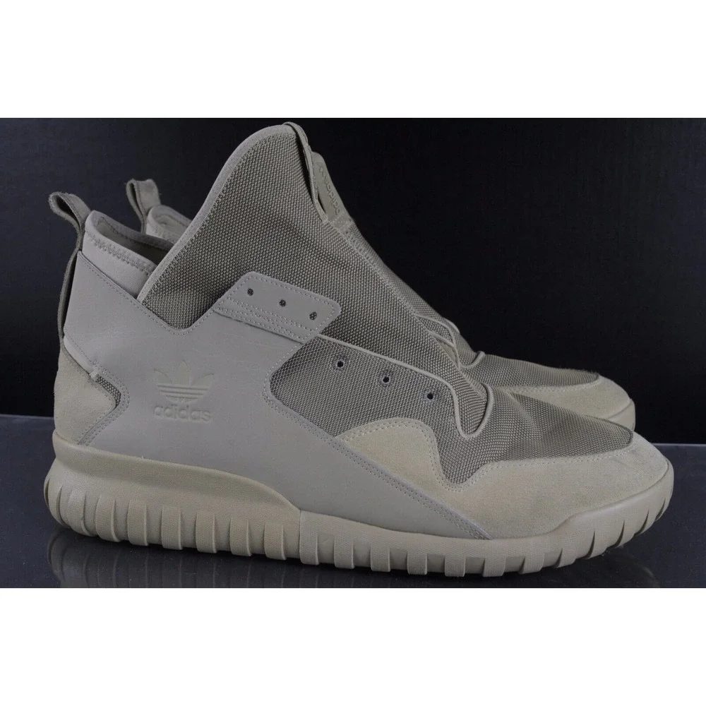 adidas Reflective Originals Tubular X Overlay Hemp Mesh S74923 Men's US 19 #0665 - Picture 10 of 16